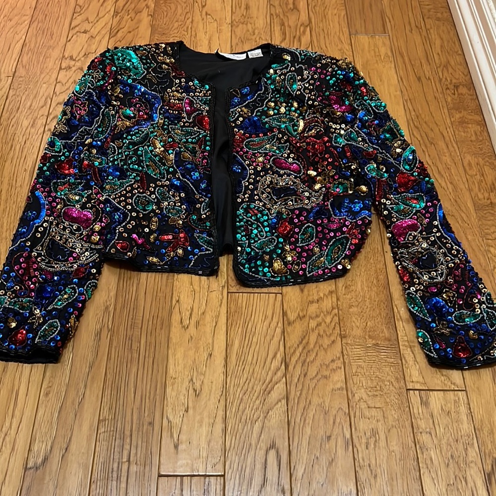Vintage Laurence Kazan Sequin Jacket